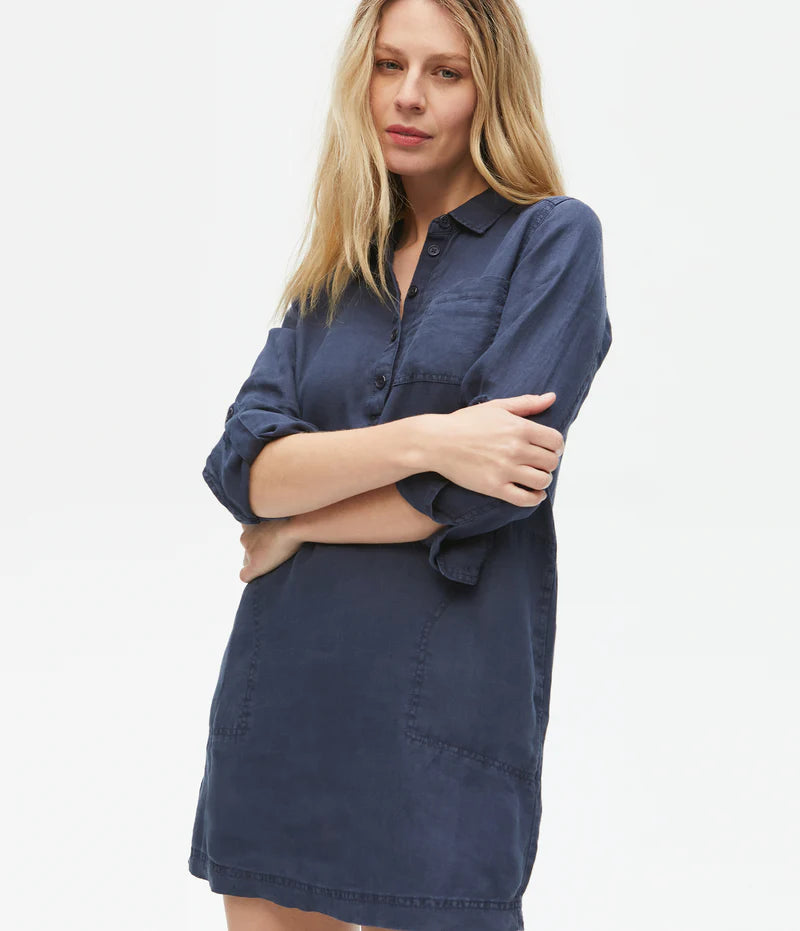 Eleanor Linen Shirt Dress