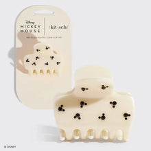 Load image into Gallery viewer, Kitsch &amp; Mickey and Minnie Recycled Puffy Claw Clip 1pc-Cream
