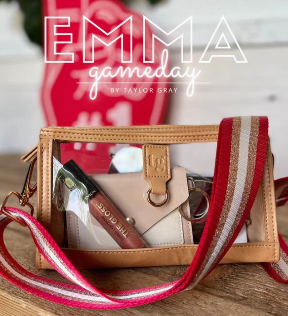 Emma Gameday Clear Purse